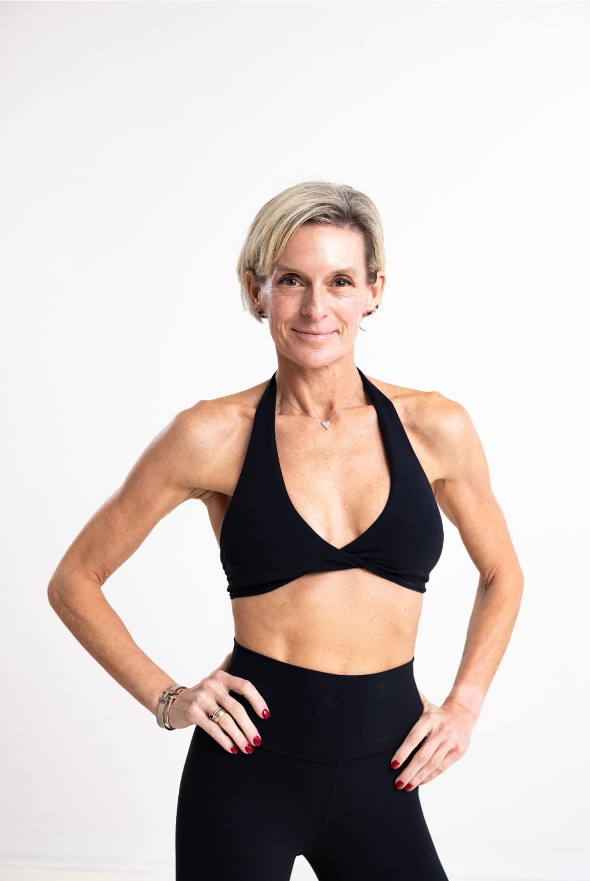 Kay Vargas, workout leader